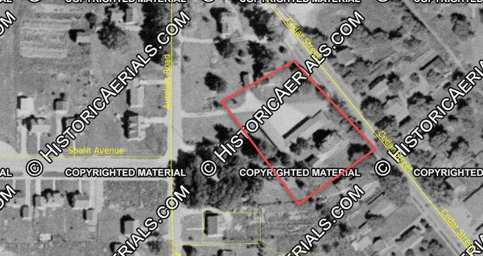 Village Inn Motel & Apts (D&O Motel) - 1954 Aerial (newer photo)